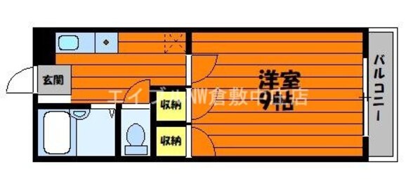 サン・コーポ水島Ｂ棟の物件間取画像